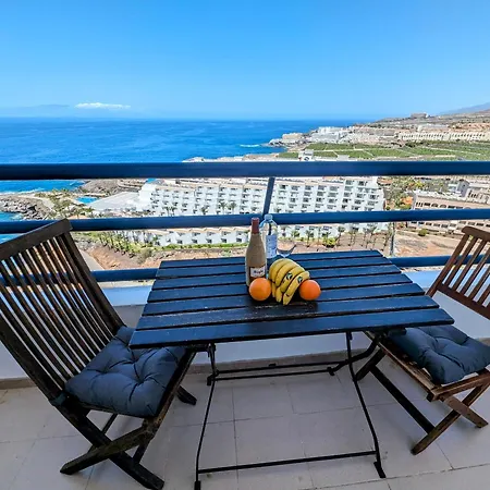 Tenerife - Ocean View And Internet Wifi Optical Fiber - For Rent * Playa Paraíso